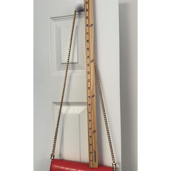 Michael Kors Jet Set Medium Flap Chain Leather Crossbody Burnt Sienna NWT - Picture 16 of 16